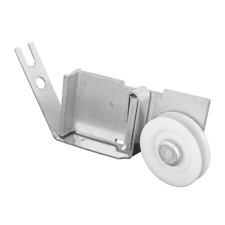 Prime-Line 1 in. D X 1/4 in. L Mill Aluminum/Nylon Spring Tension Roller Assembly 2 pk B 517